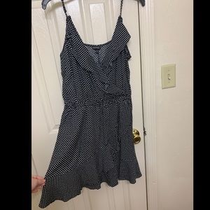 Express polka dot dress